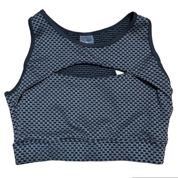 LA Society Textured Peek-A-Boo Bralette Sz M - Picture 1 of 11